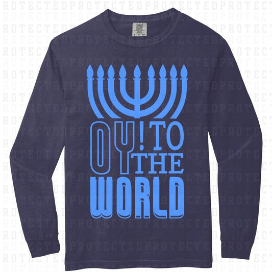 OY TO THE WORLD *SINGLE COLOR* - DTF TRANSFER