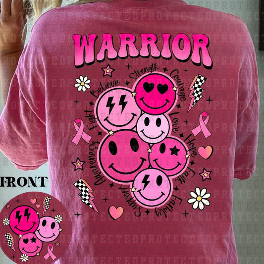 WARRIOR - (POCKET/BACK) - DTF TRANSFER