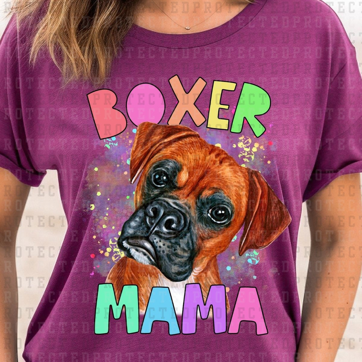 BOXER MAMA - DTF TRANSFER