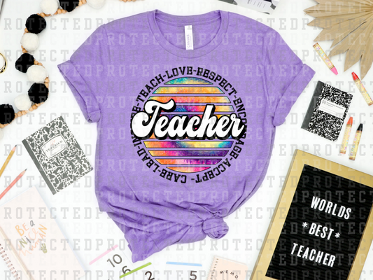 TEACH LOVE RESPECT - DTF TRANSFER