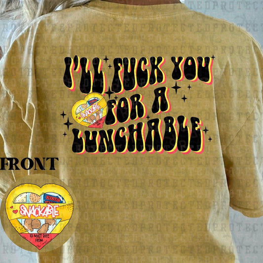 LUNCHABLE (POCKET/BACK) - DTF TRANSFER