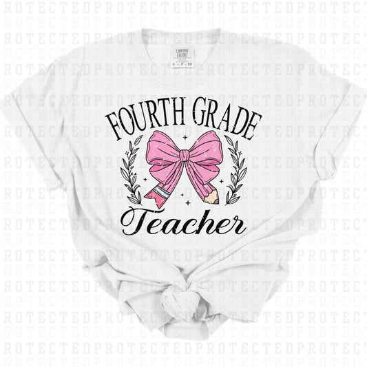 COQUETTE 4TH GRADE TEACHER *GRUNGE* - DTF TRANSFER