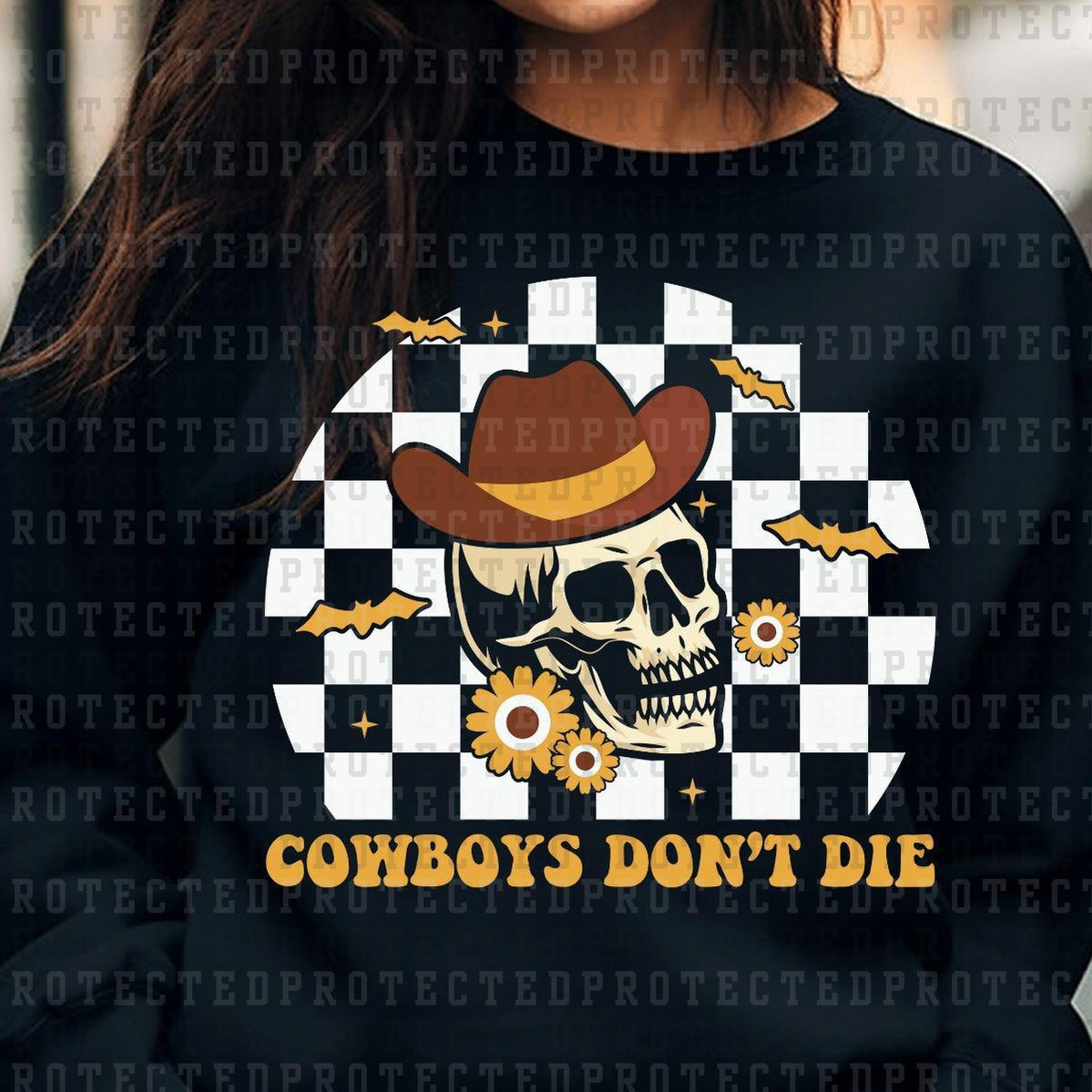 COWBOYS DONT DIE -  DTF TRANSFERS