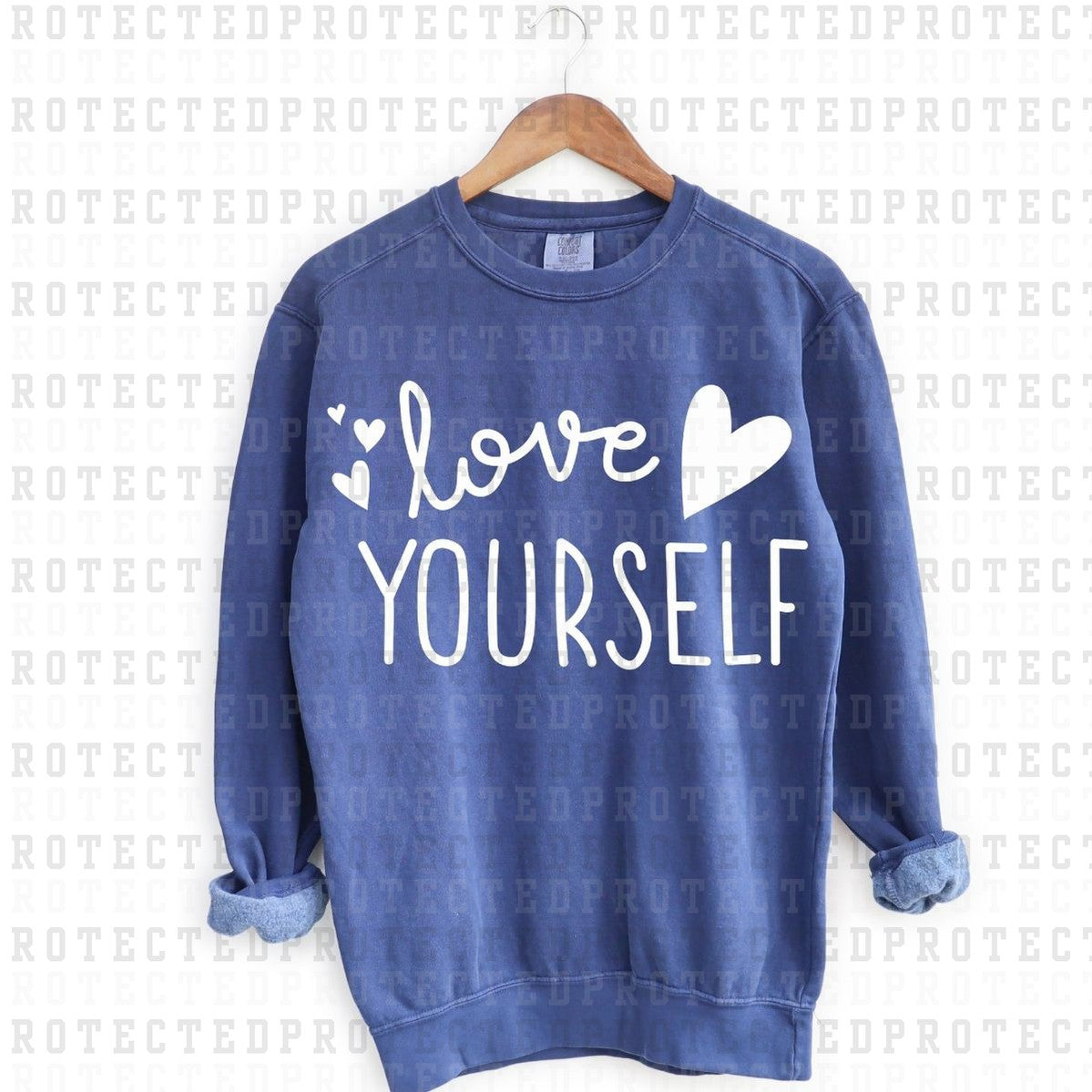 LOVE YOURSELF *SINGLE COLOR* - DTF TRANSFER