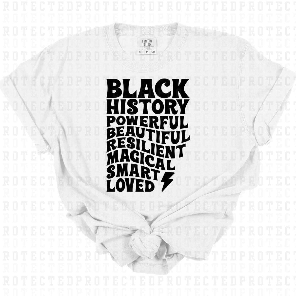 BLACK HISTORY *SINGLE COLOR* - DTF TRANSFER