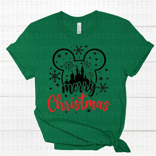 MAGICAL MERRY CHRISTMAS *BLACK AND RED FONT* - DTF TRANSFER