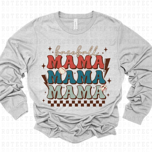 BASEBALL MAMA 3X *BASEBALL* - DTF TRANSFER