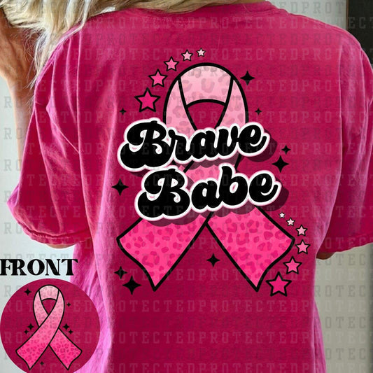 BRAVE BABE (POCKET/BACK)- DTF TRANSFER