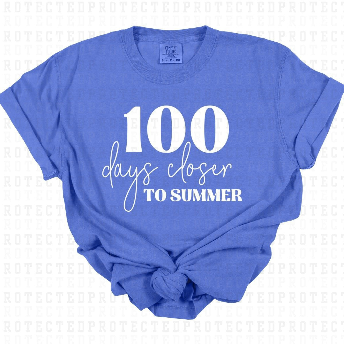 100 DAYS CLOSER TO SUMMER *SINGLE COLOR* - DTF TRANSFER