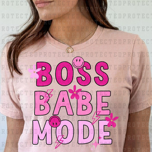 BOSS BABE MODE - DTF TRANSFER