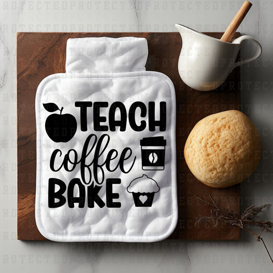 TEACH COFFEE BAKE *SINGLE COLOR* - DTF TRANSFER