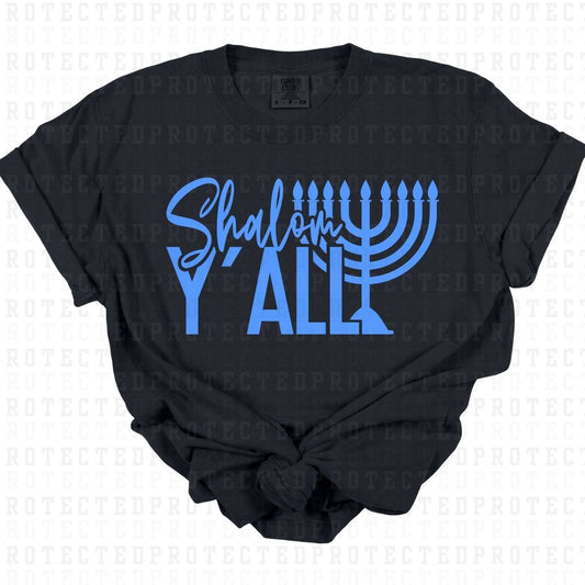 SHALOM YALL *SINGLE COLOR* - DTF TRANSFER