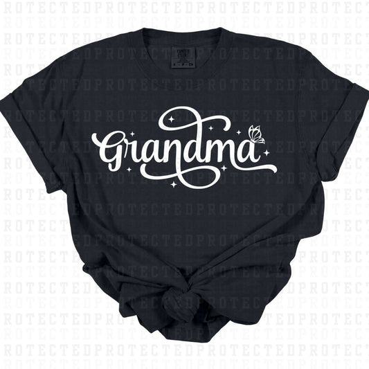 GRANDMA *WHITE - SINGLE COLOR* - DTF TRANSFER