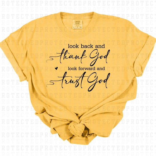 THANK GOD TRUST GOD *SINGLE COLOR* - DTF TRANSFER