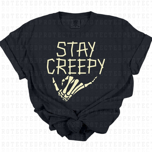 STAY CREEPY *SINGLE COLOR* - DTF TRANSFER