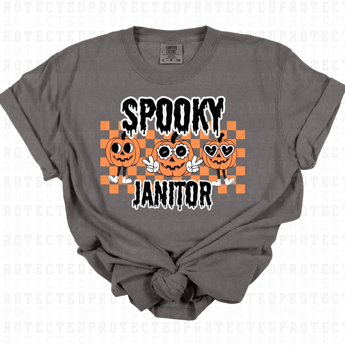 SPOOKY JANITOR - DTF TRANSFER