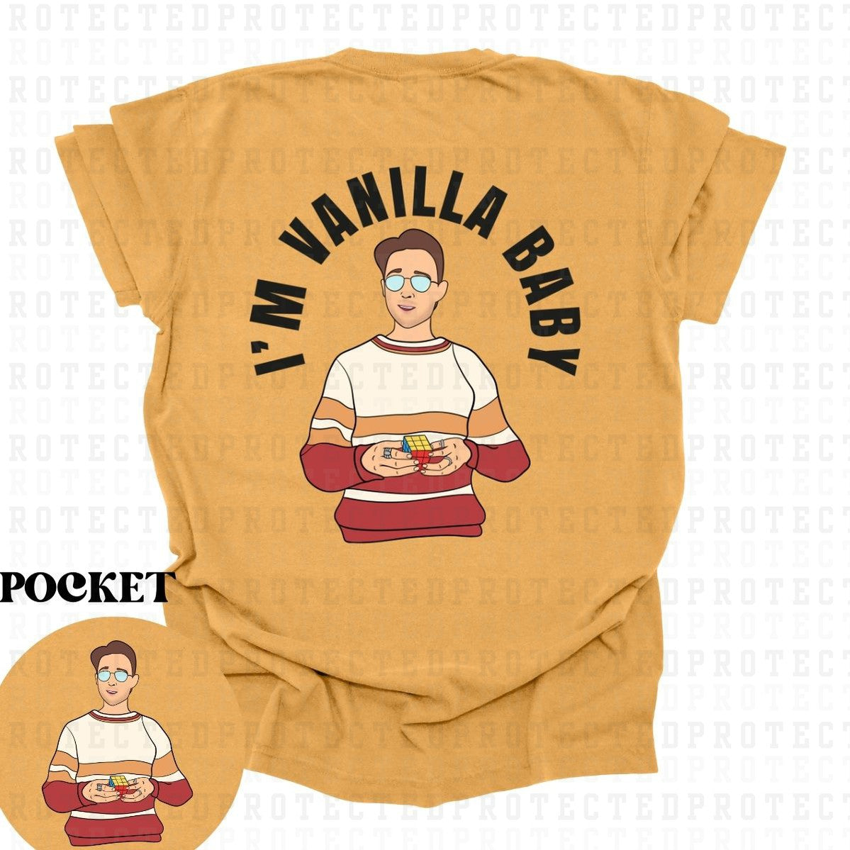 IM VANILLA BABY (POCKET+BACK) - DTF TRANSFERS