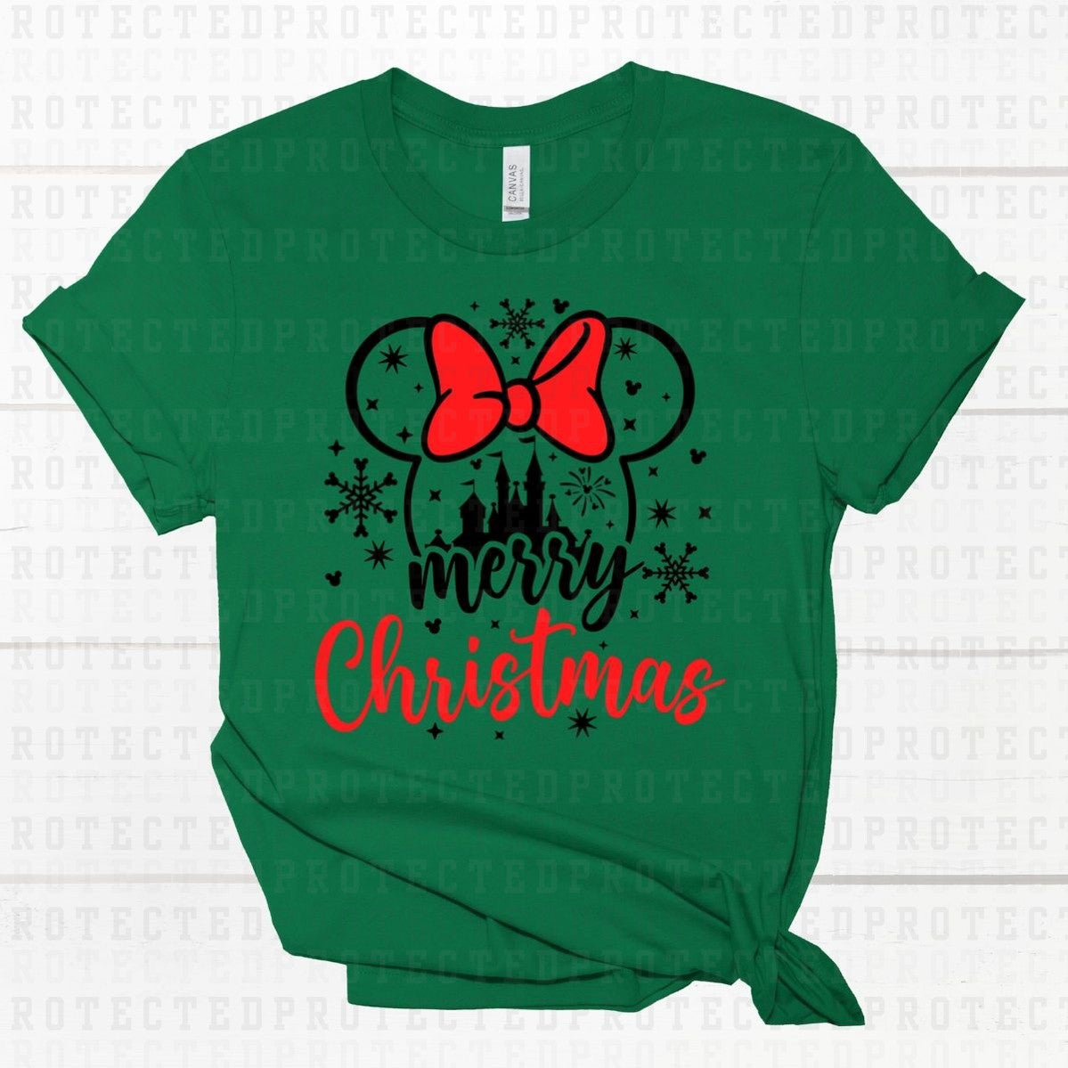 MAGICAL MERRY CHRISTMAS *BLACK AND RED FONT* - DTF TRANSFER