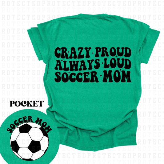 SOCCER MOM (POCKET+BACK) - DTF TRANSFER