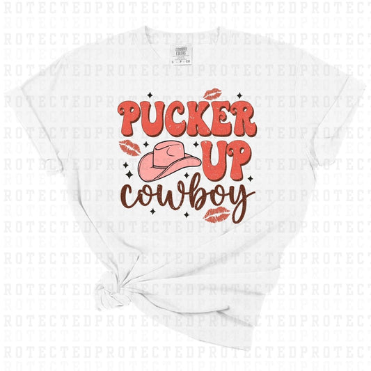 PUCKER UP COWBOY - DTF TRANSFER