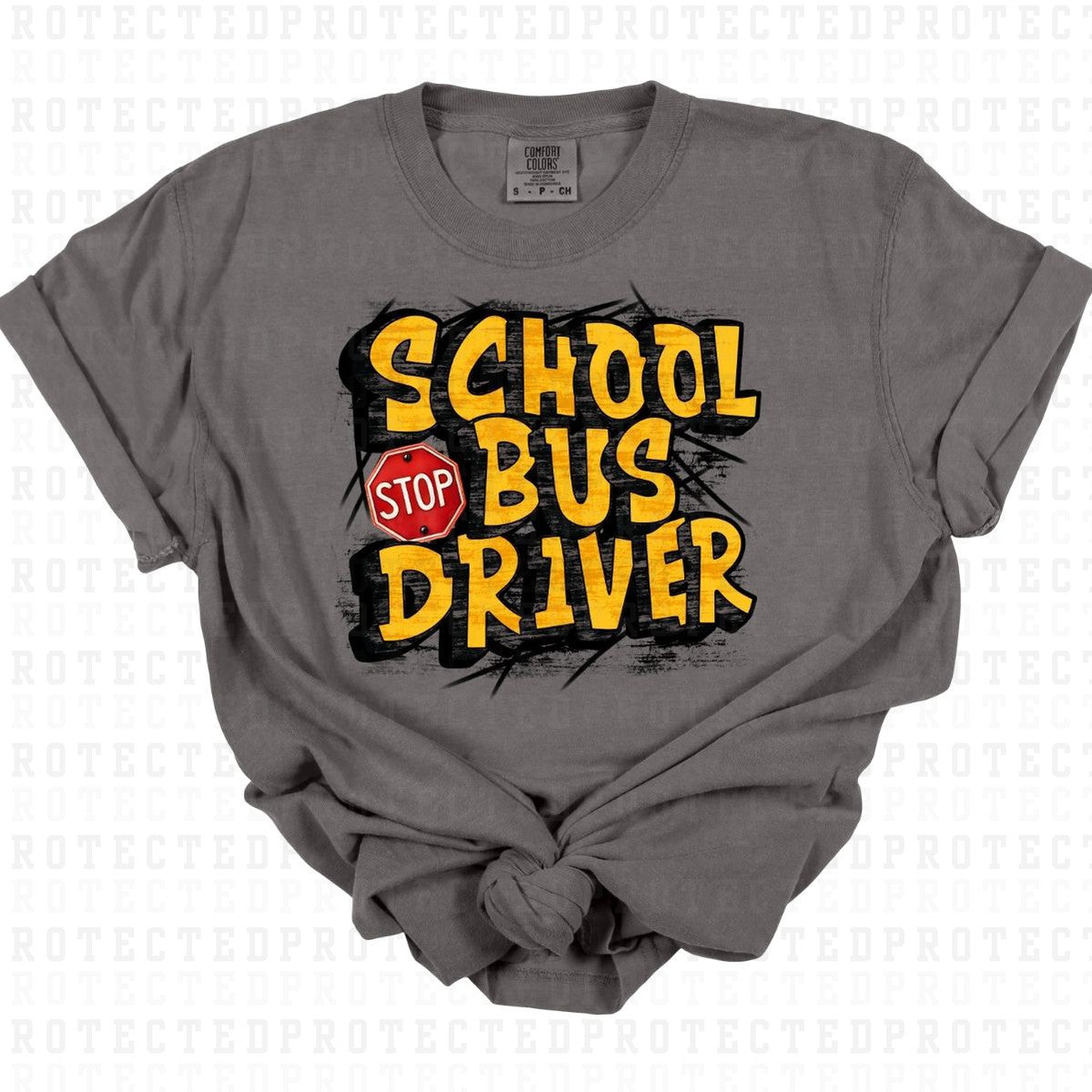 SCHOOL BUS DRIVER - DTF TRANSFER