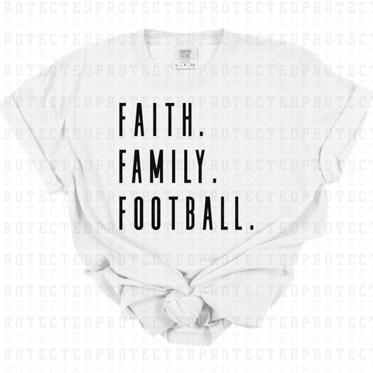 FAITH FAMILY FOOTBALL *SINGLE COLOR* - DTF TRANSFER