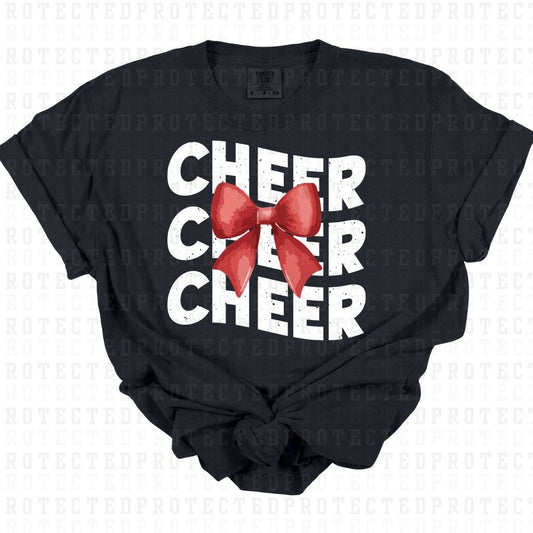 COQUETTE CHEER *WHITE/RED/GRUNGE* - DTF TRANSFER