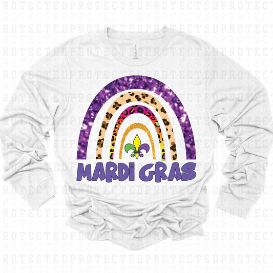 RAINBOW MARDI GRAS - DTF TRANSFER