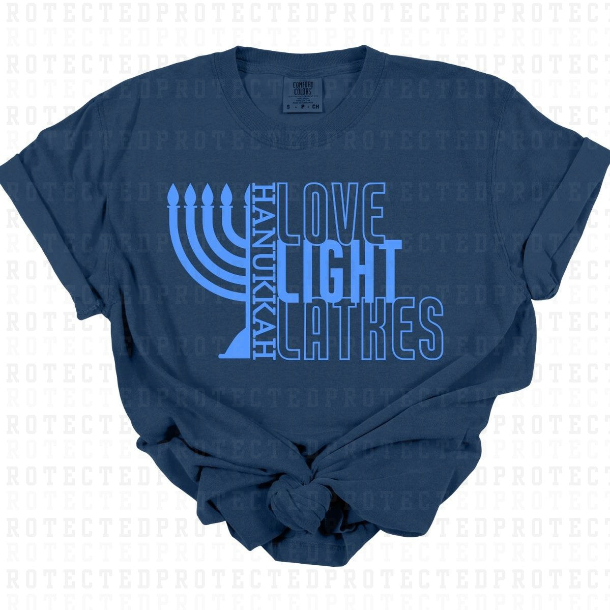 LOVE LIGHT LATKES *SINGLE COLOR* - DTF TRANSFER