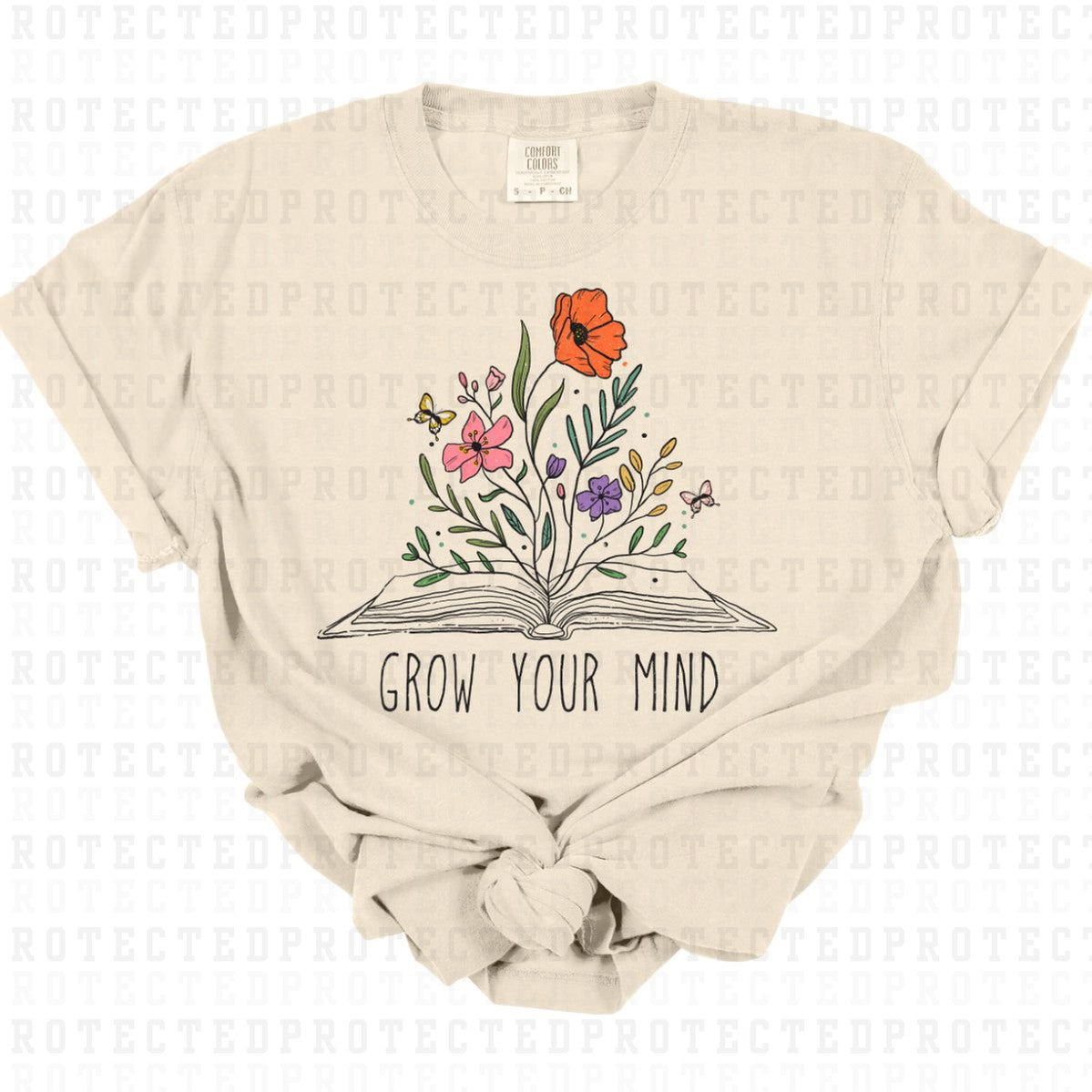 GROW YOUR MIND - DTF TRANSFER