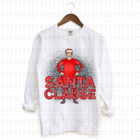 SANTA CLAUS SEEING ISNT BELIEVING BELIEVING IS SEEING *FAUX SEQUIN* - DTF TRANSFER