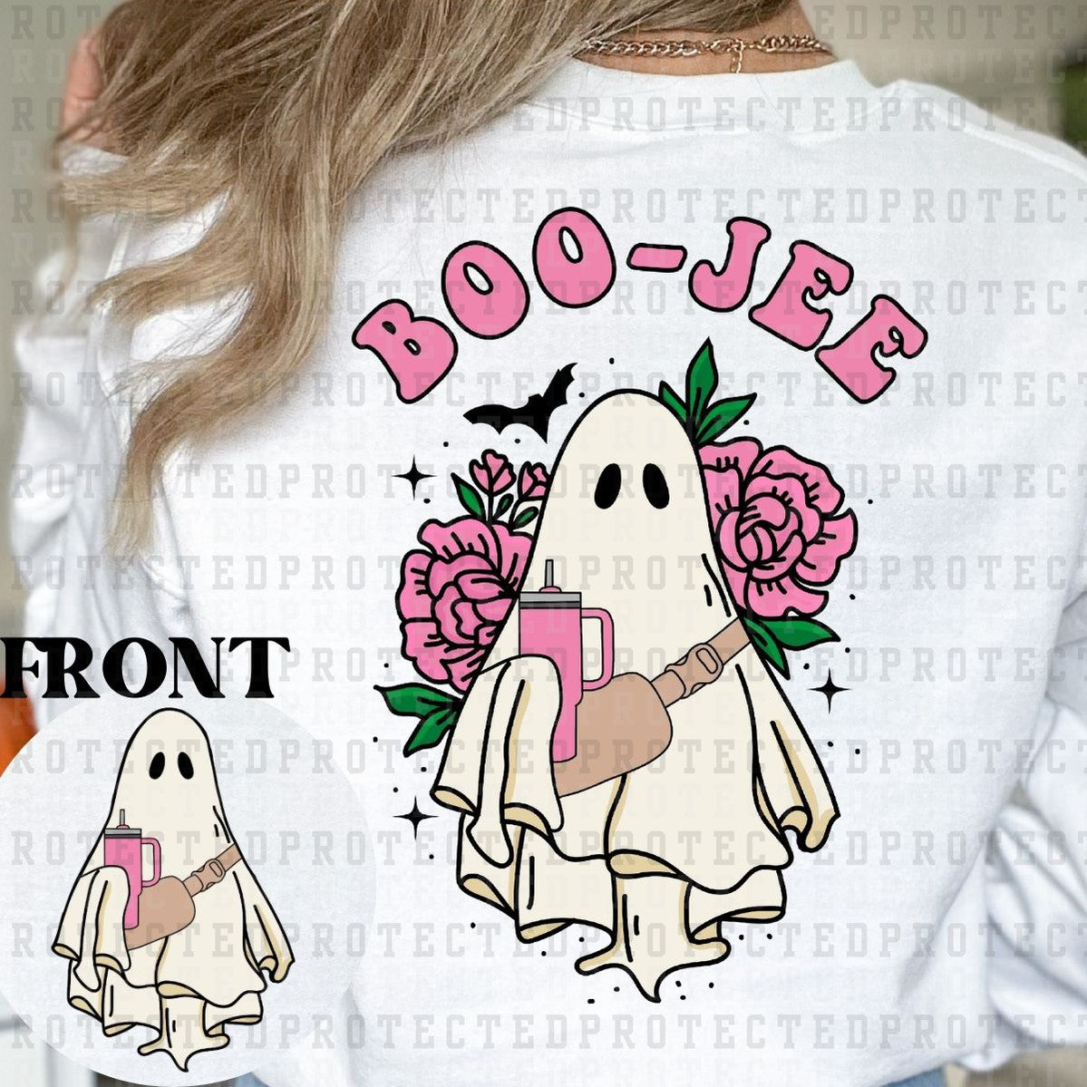 BOO-JEE (POCKET/BACK) - DTF TRANSFER