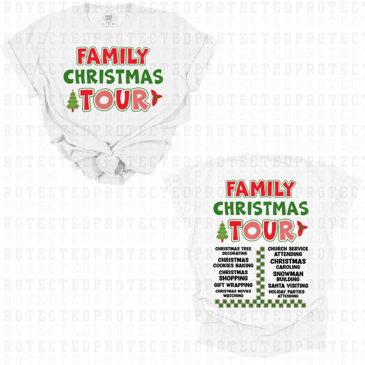 FAMILY CHRISTMAS TOUR (FULL FRONT+FULL BACK)