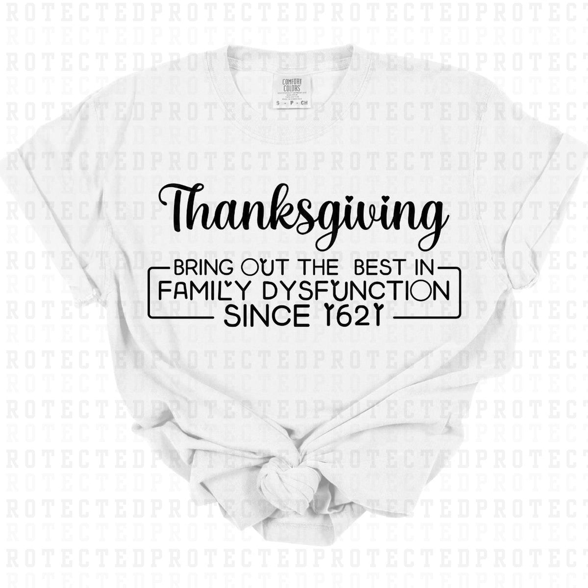 THANKSGIVING *SINGLE COLOR* - DTF TRANSFER