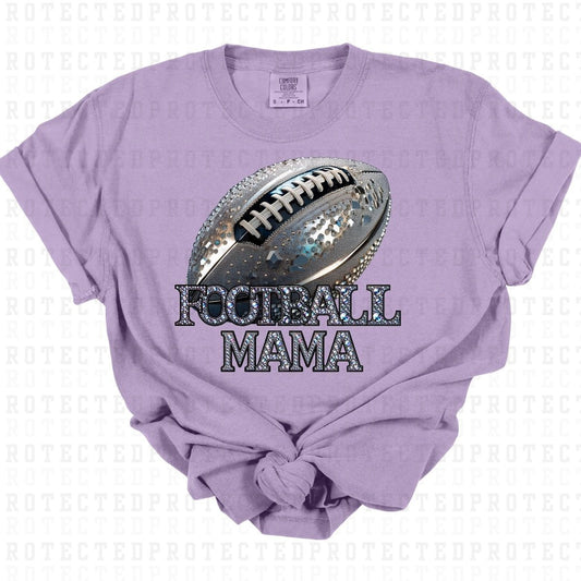 FOOTBALL MAMA *FAUX RHINESTONES* - DTF TRANSFER