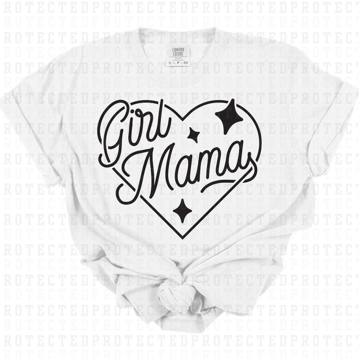 GIRL MAMA *SINGLE COLOR* - DTF TRANSFER