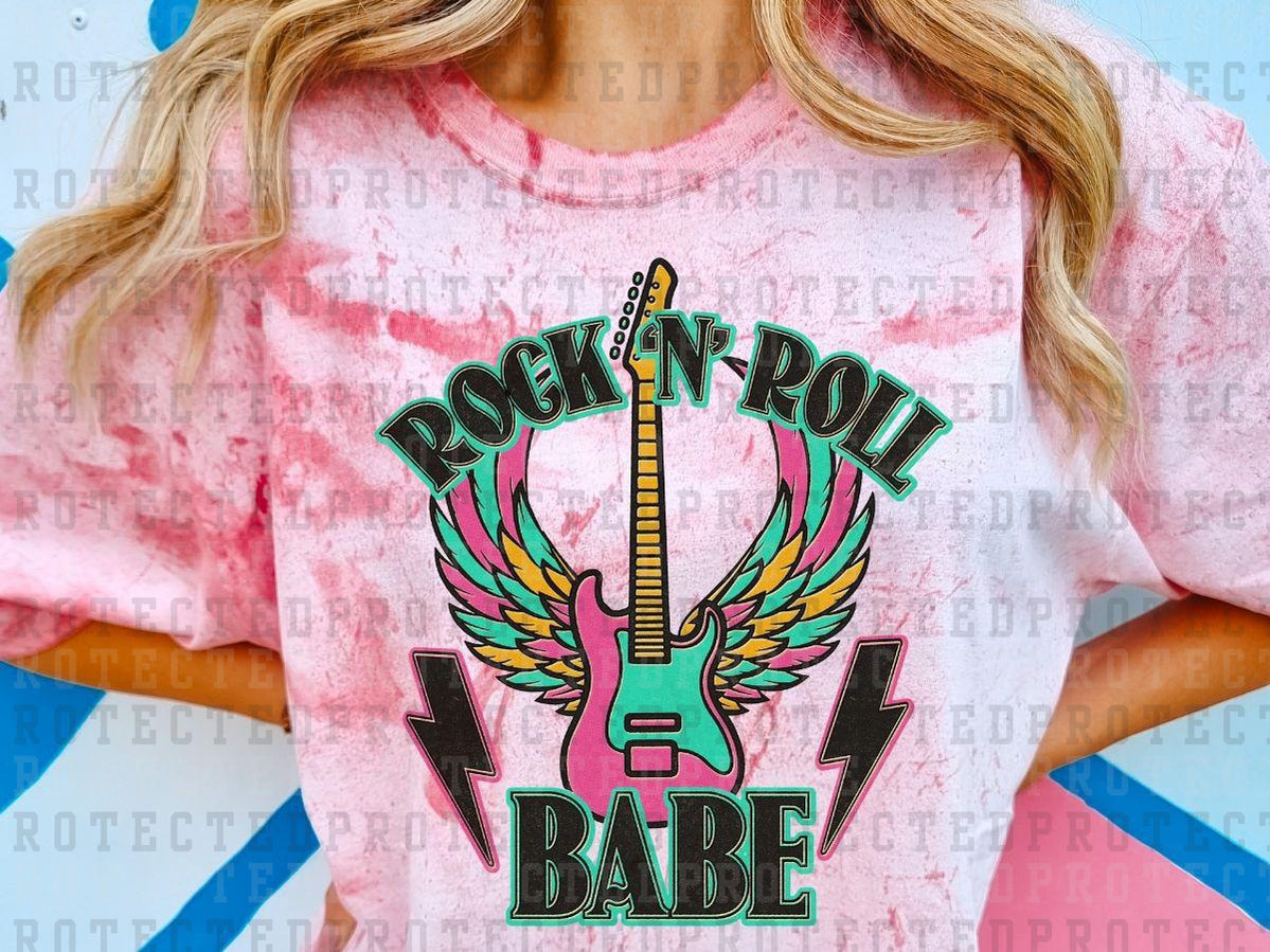 ROCK N ROLL BABE - DTF TRANSFER