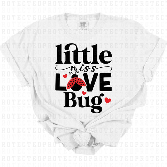 LITTLE MISS LOVE BUG - DTF TRANSFER