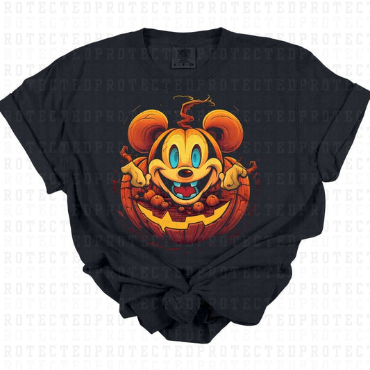 MAGICAL MOUSE PUMPKIN *BLACKOUT* - DTF TRANSFR