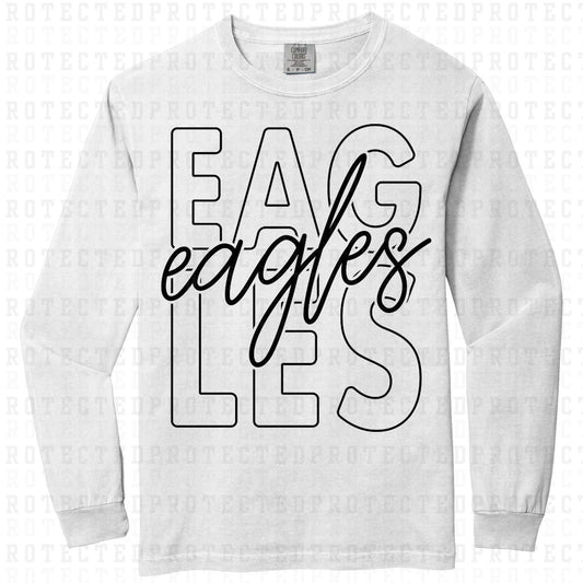 EAGLES *SINGLE COLOR* - DTF TRANSFER