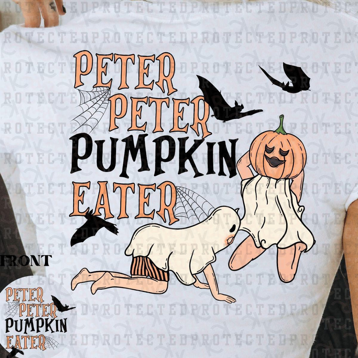 PETER PETER PUMPKIN EATER (POCKET/BACK) - DTF TRANSFER