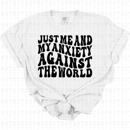 AGAINST THE WORLD *SINGLE COLOR* - DTF TRANSFER