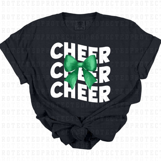 COQUETTE CHEER *WHITE/GREEN*- DTF TRANSFER