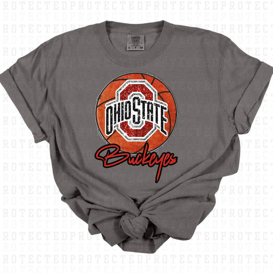 BUCKEYES *FAUX SEQUIN* - DTF TRANSFER