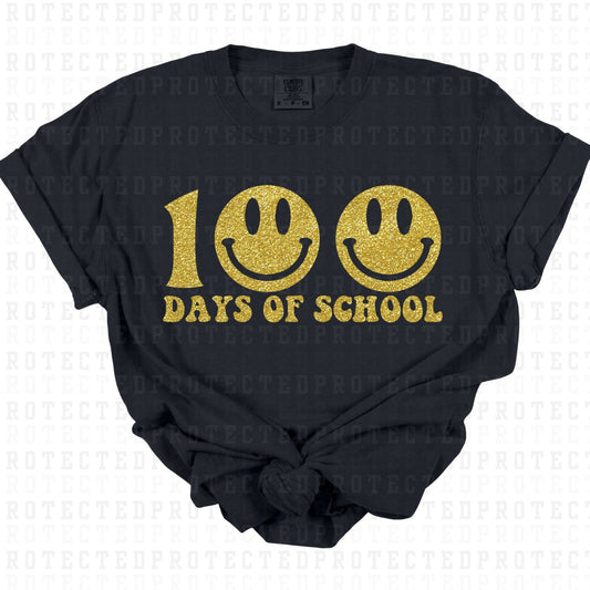 100 DAYS OF SCHOOL *FAUX SEQUIN* - DTF TRANSFER