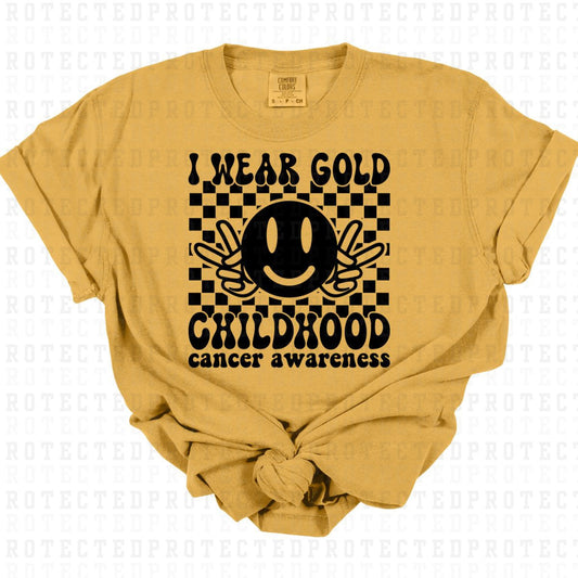 I WEAR GOLD *SINGLE COLOR* - DTF TRANSFER