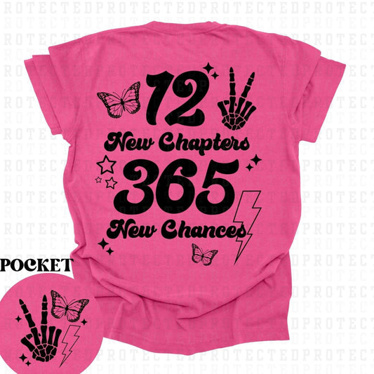 365 NEW CHANCES *SINGLE COLOR*(POCKET/BACK)- DTF TRANSFER