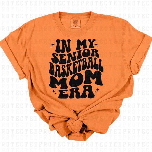 SENIOR BASKETBALL MOM *SINGLE COLOR* - DTF TRANSFER