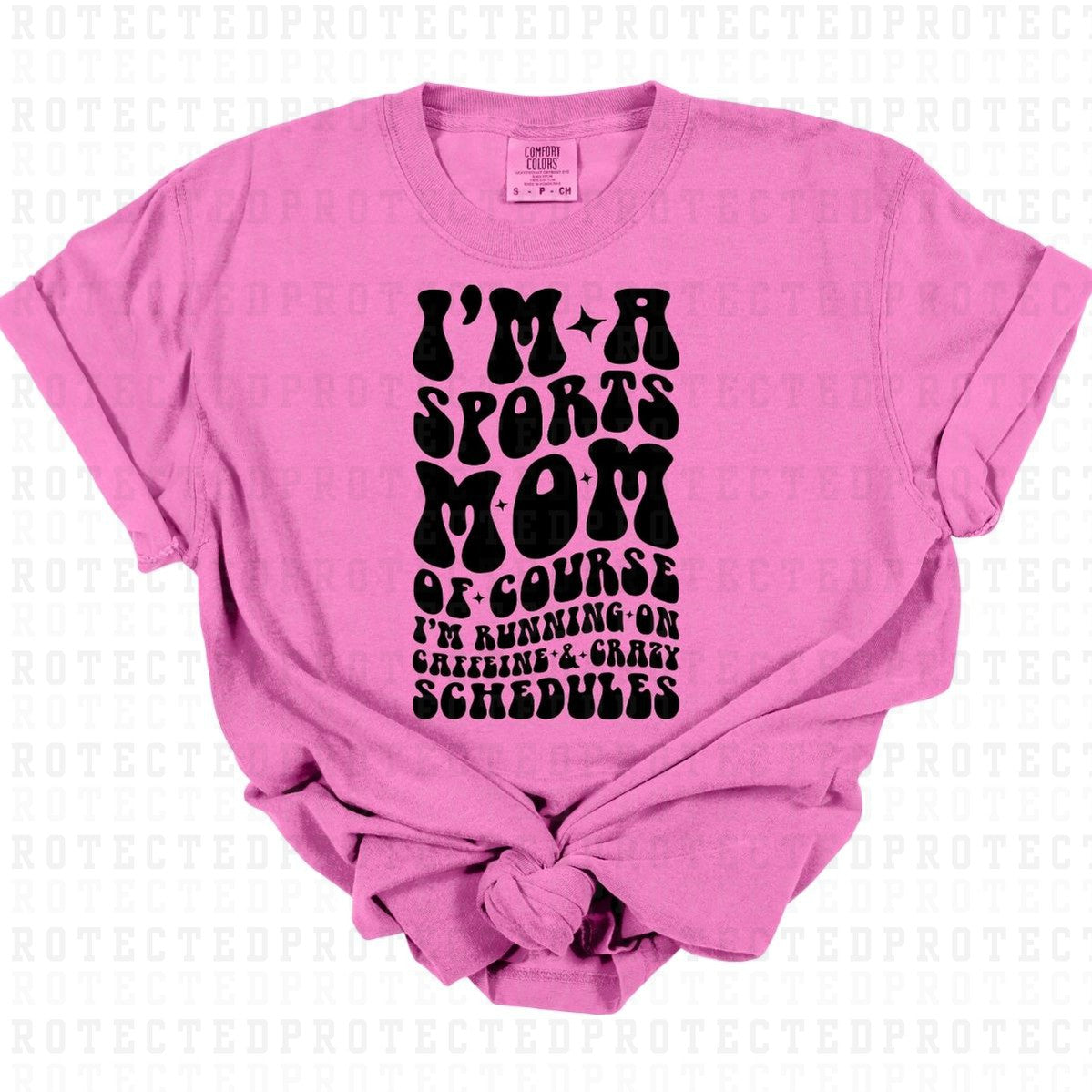 SPORTS MOM *SINGLE COLOR* - DTF TRANSFER