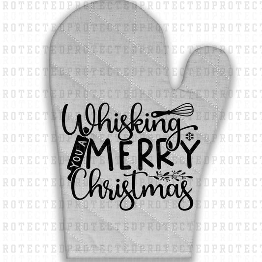 WHISKING YOU A MERRY CHRISTMAS *SINGLE COLOR* - DTF TRANSFER